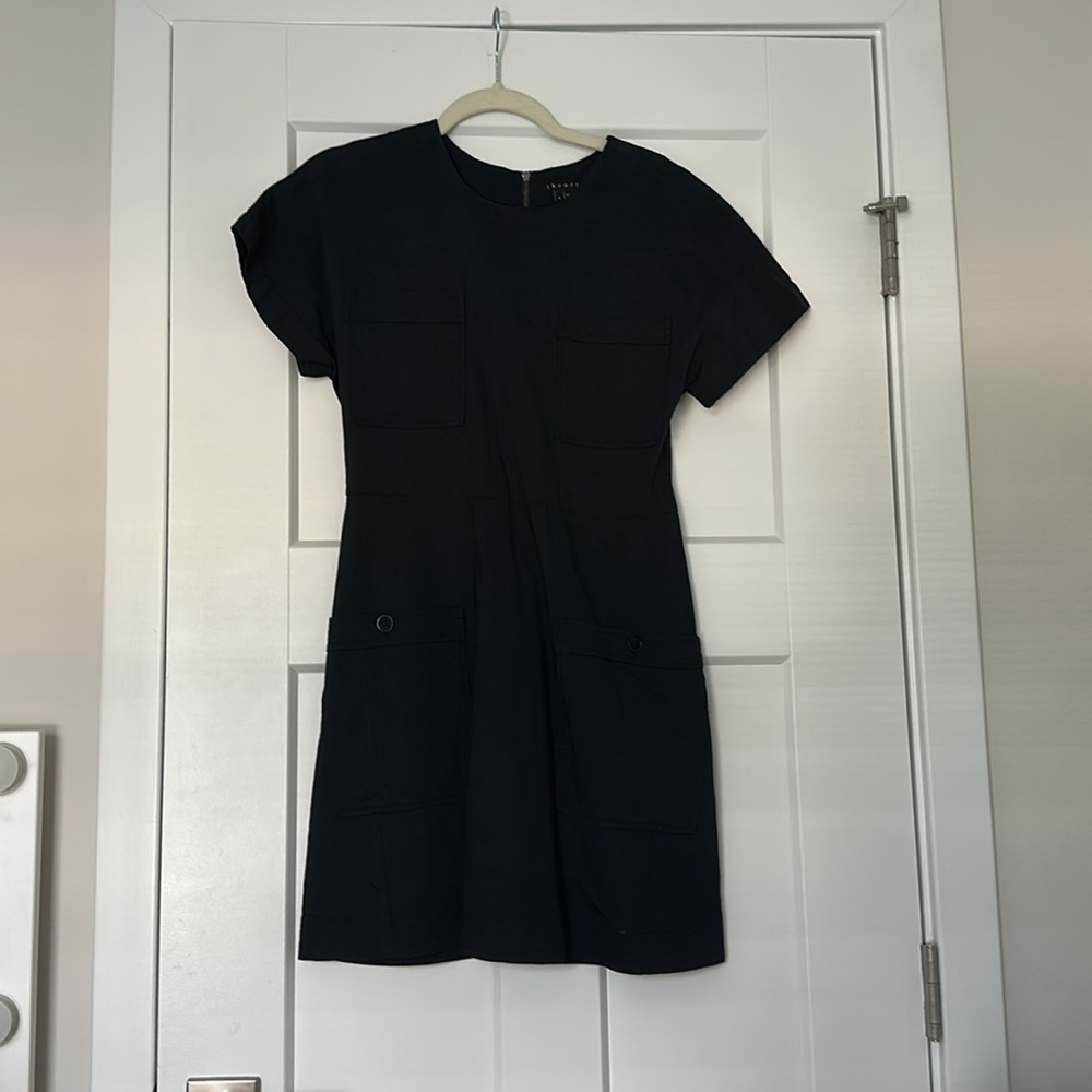 Theory navy Short Sleeve Dress